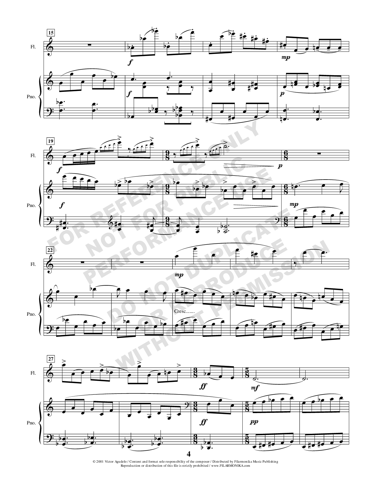 Caramanta, for flute and piano