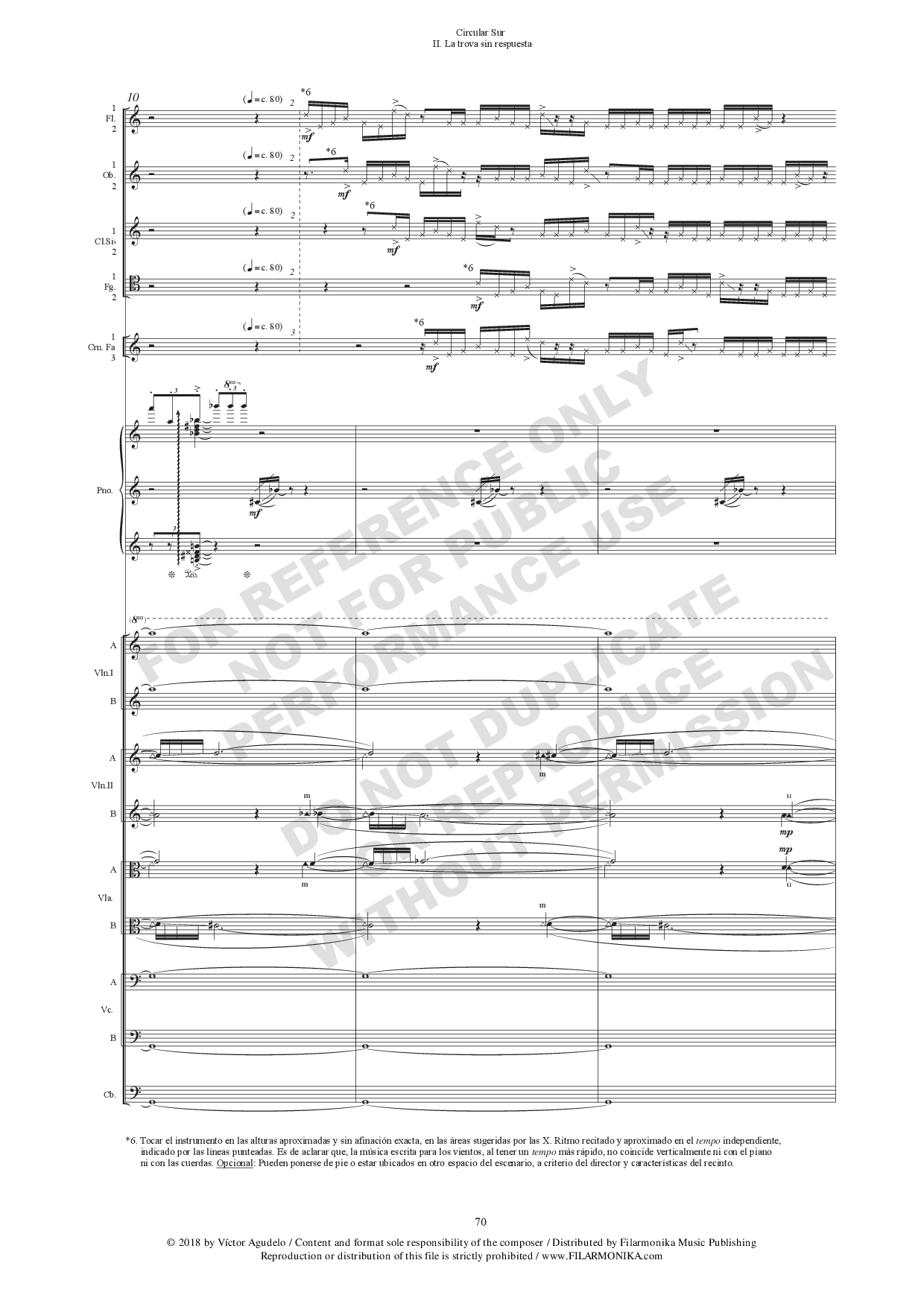Circular Sur, for piano and orchestra