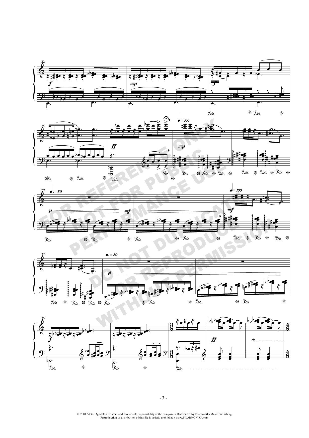 La trocha, for solo piano