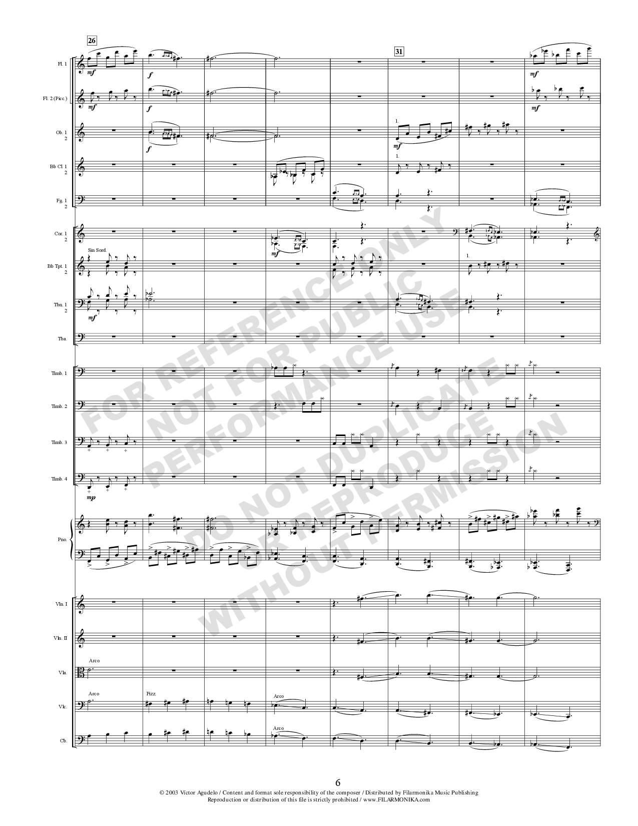 Las cuatro chalupas, for orchestra