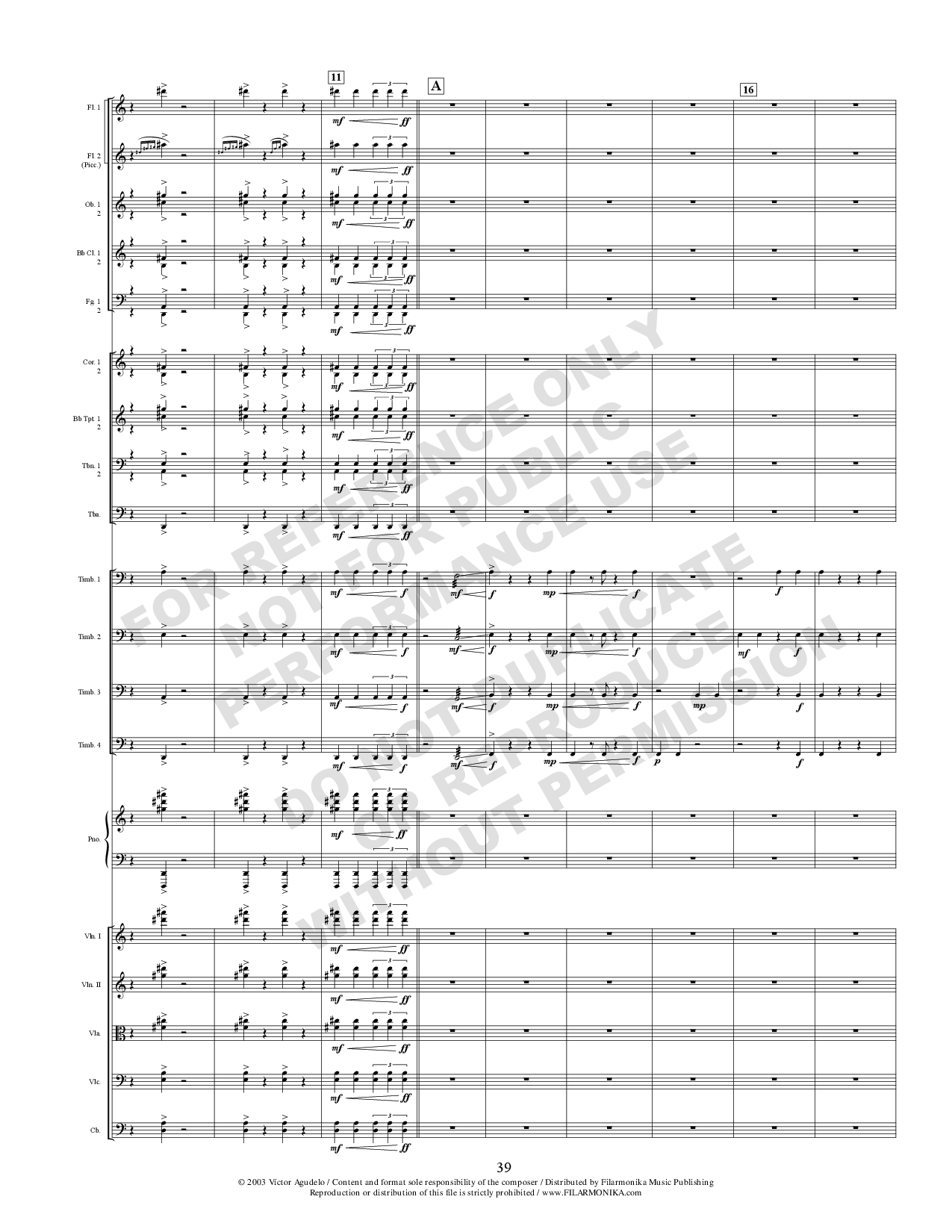 Las cuatro chalupas, for orchestra