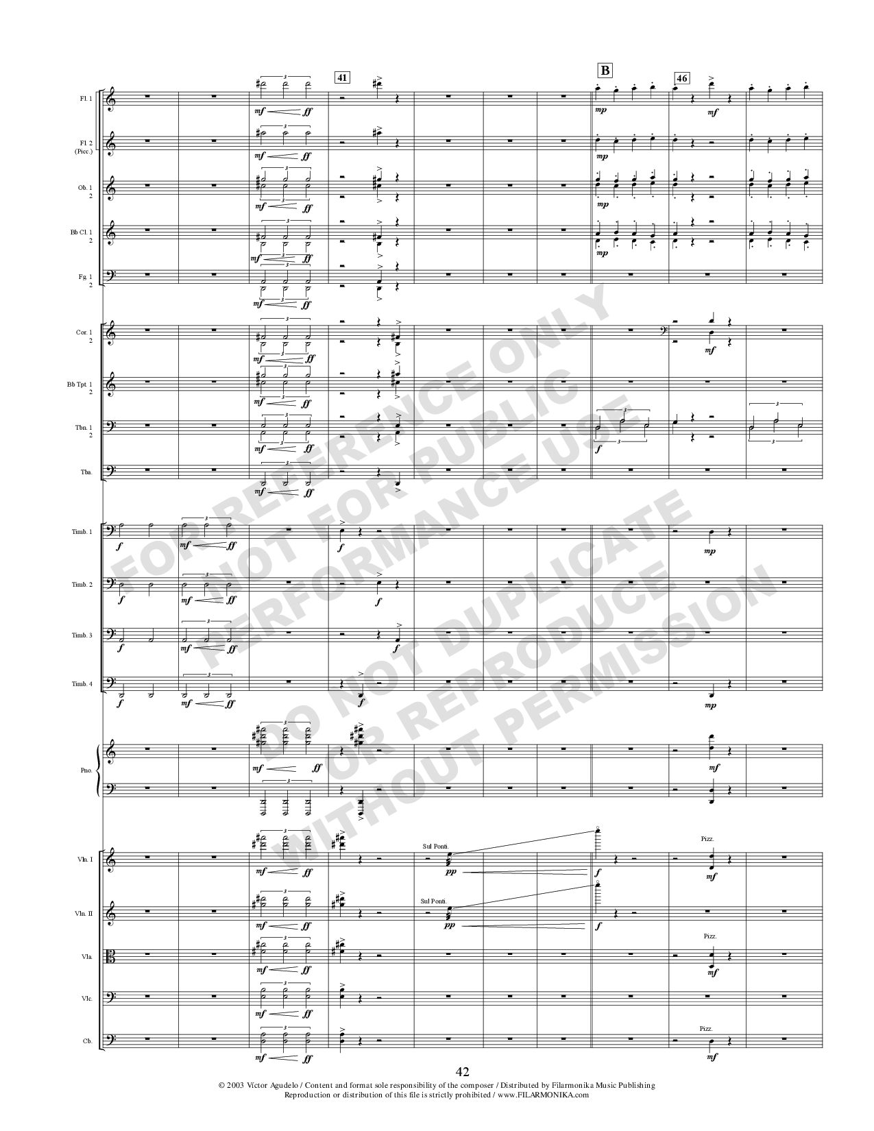 Las cuatro chalupas, for orchestra