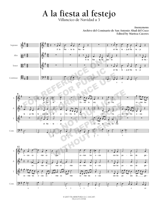 A la fiesta, al festejo (ed. Cáceres)