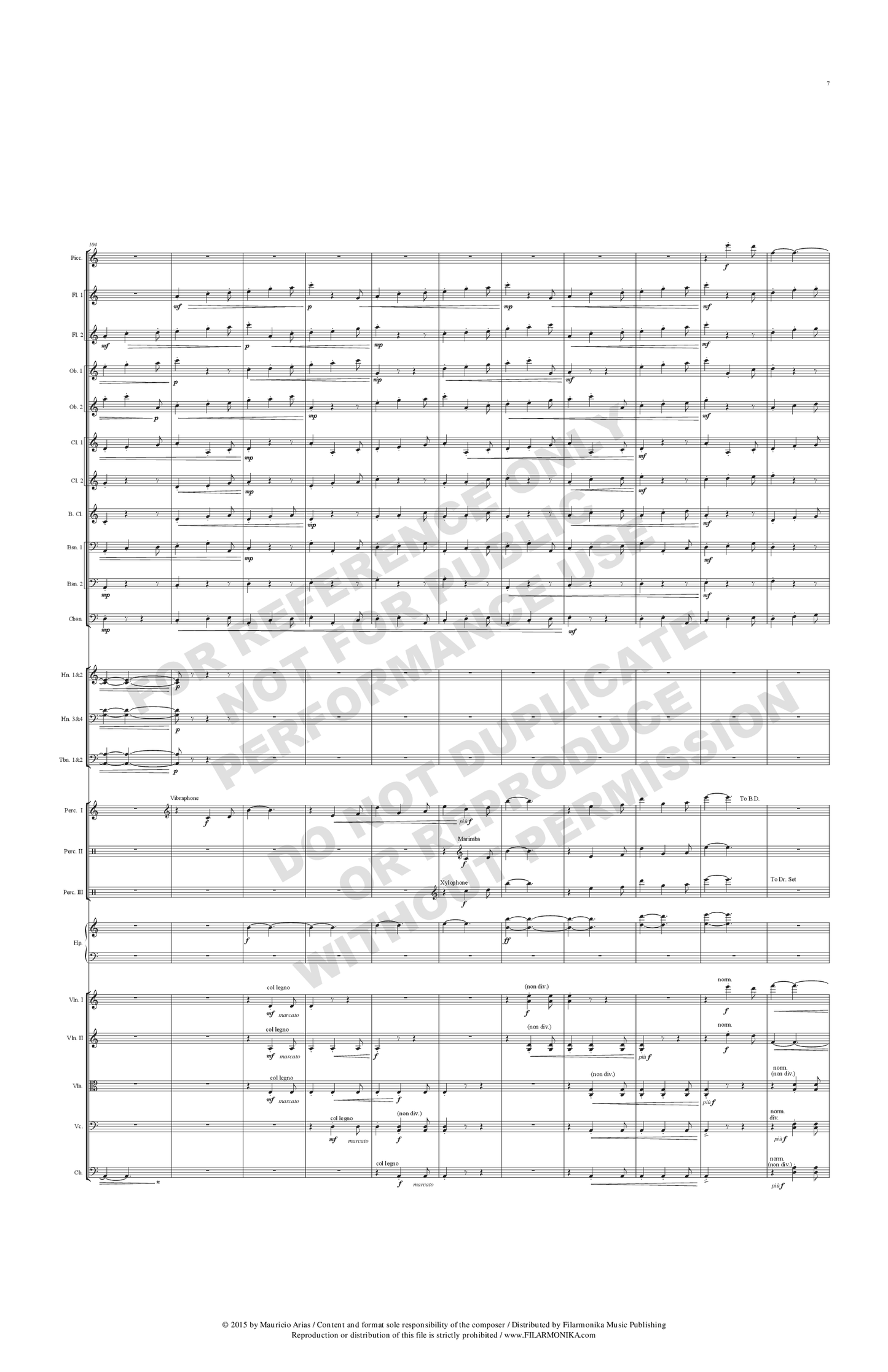 A través de mis ojos, for orchestra