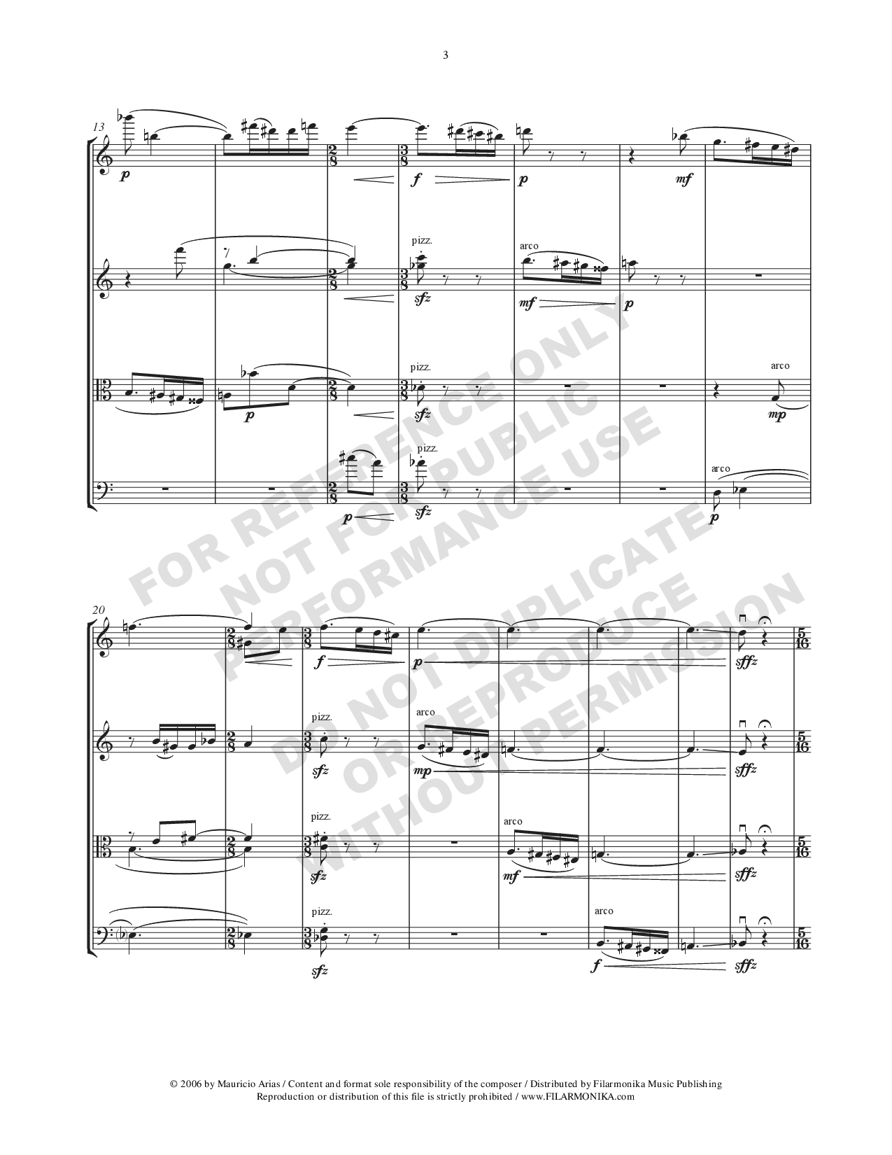 Dynamo, for string quartet