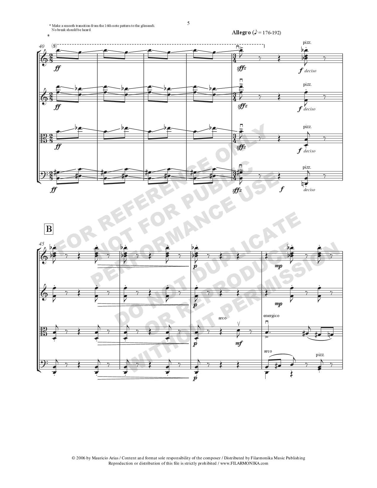 Dynamo, for string quartet