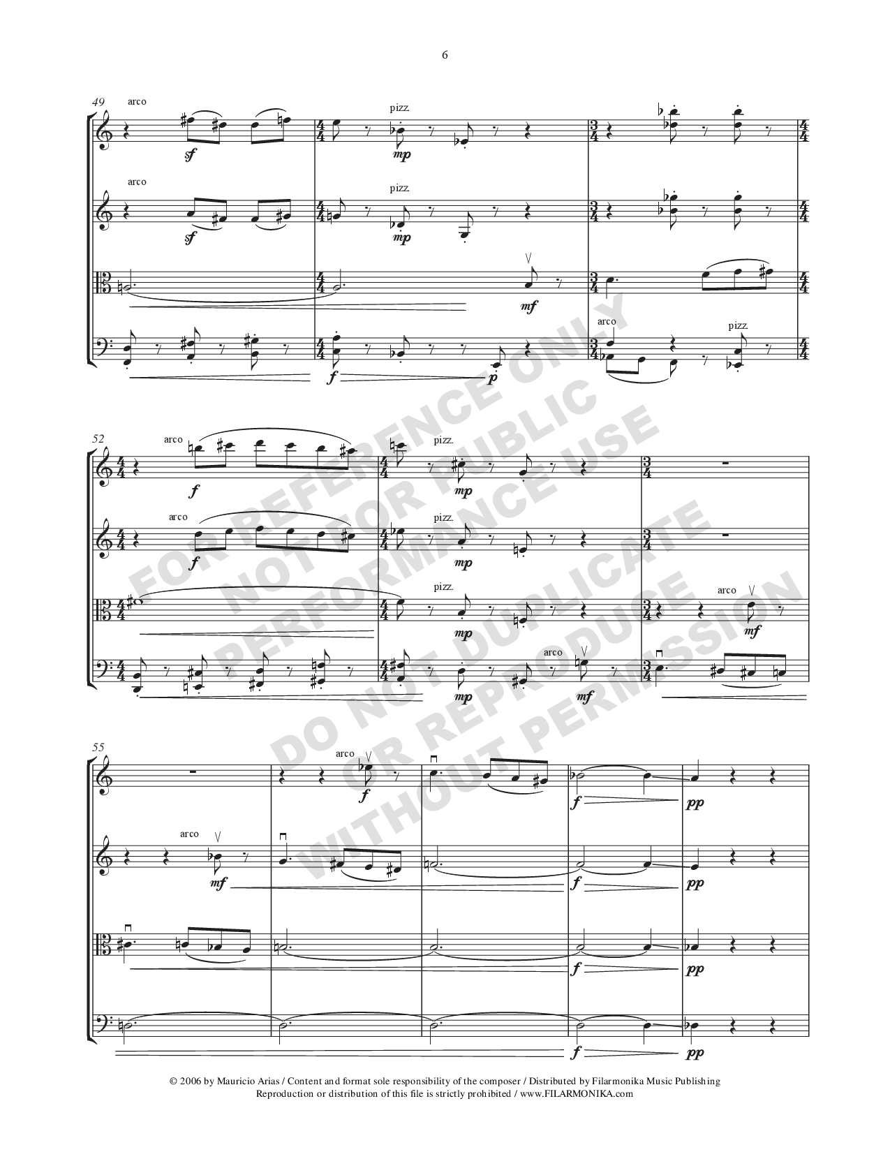 Dynamo, for string quartet