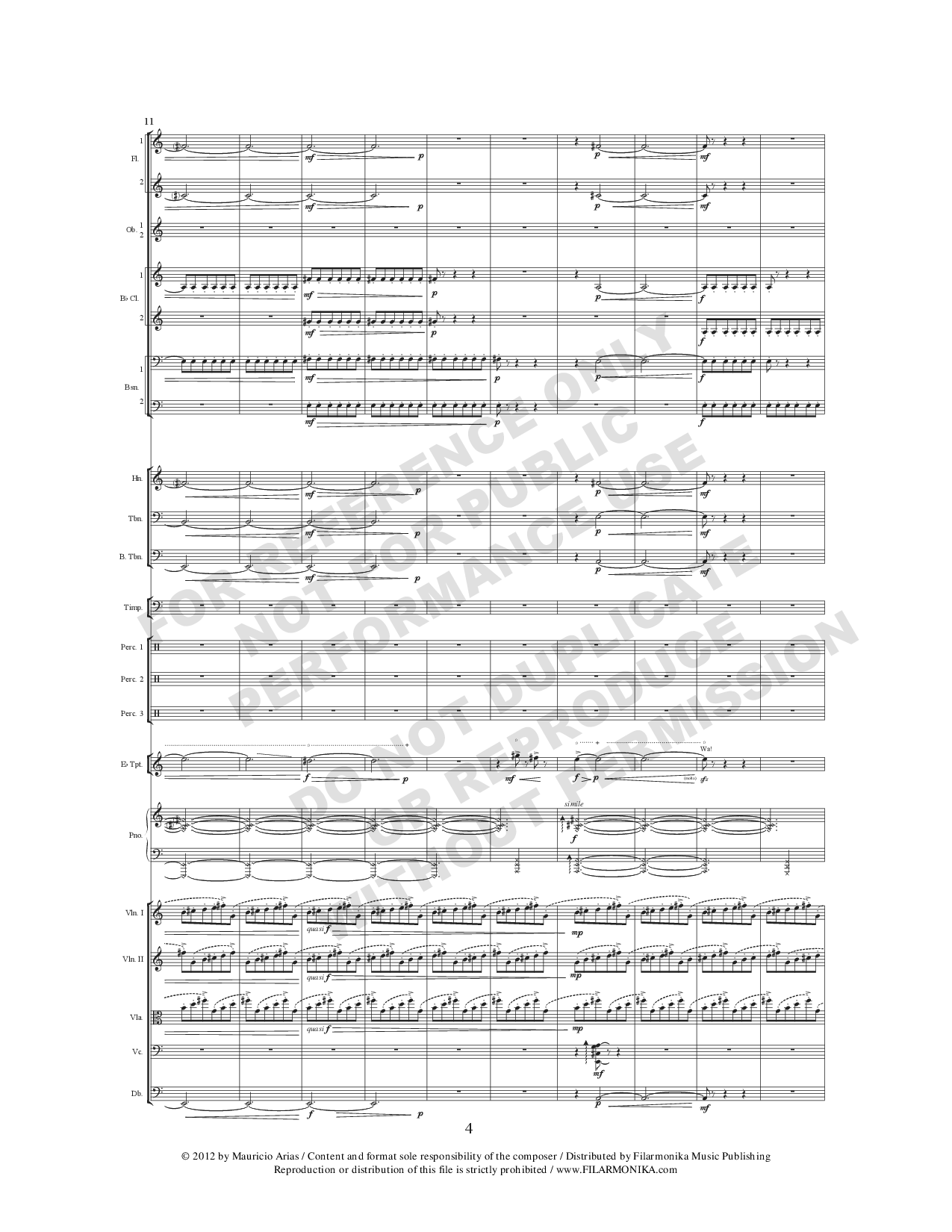 Rapsodia camaleónica, for trumpet, piano, and orchestra