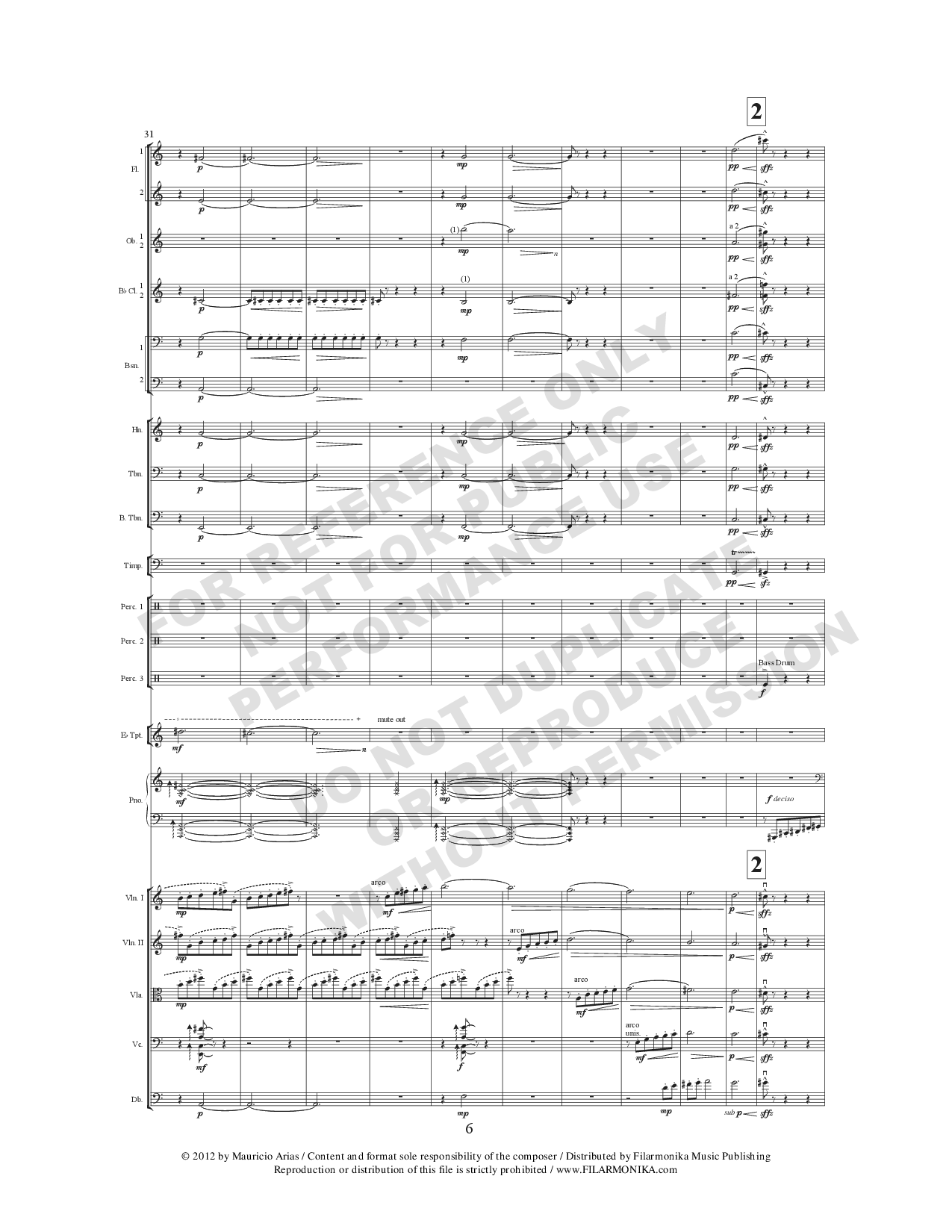Rapsodia camaleónica, for trumpet, piano, and orchestra