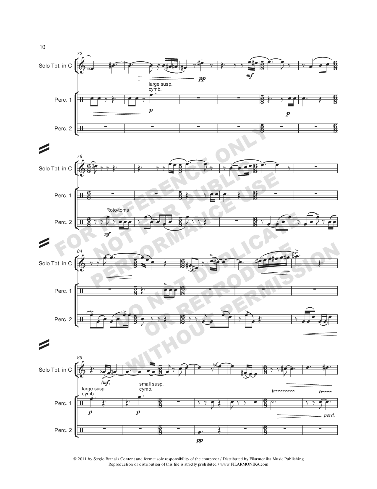 Andares, for trumpet and orchestra