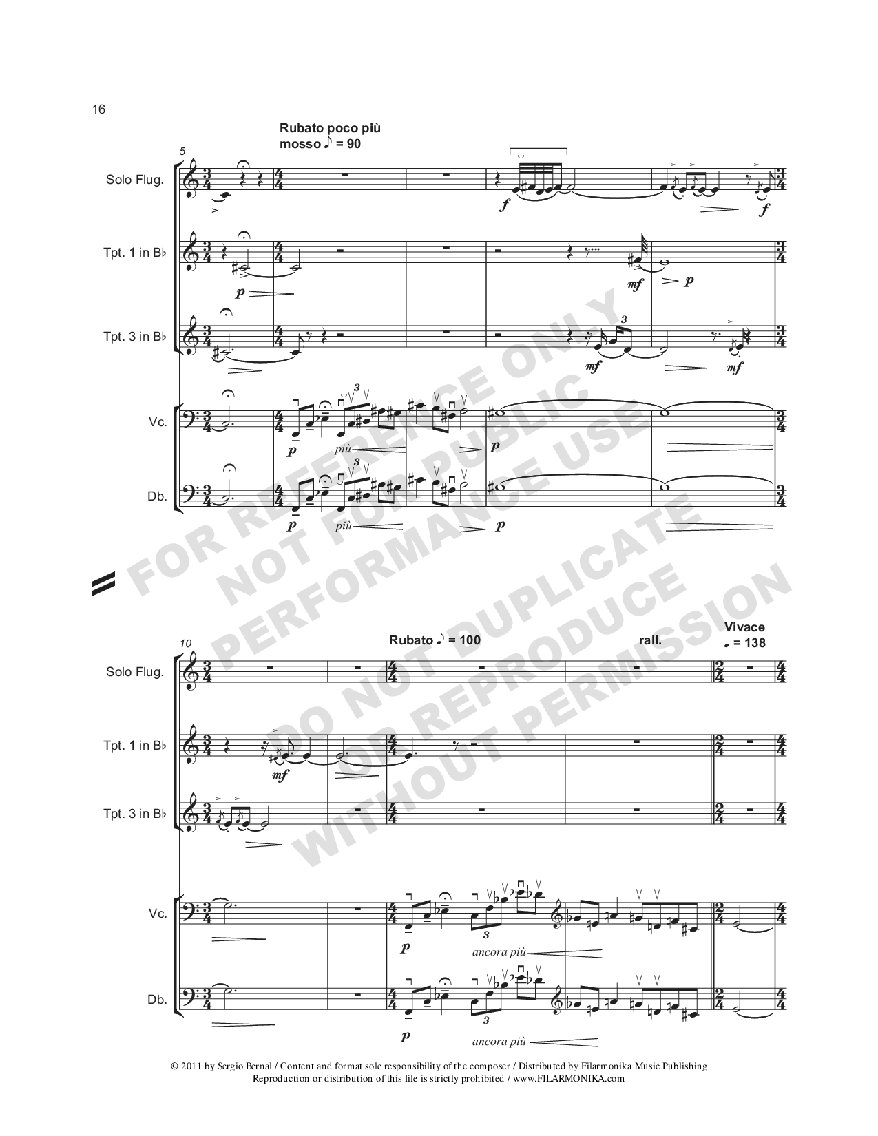 Andares, for trumpet and orchestra