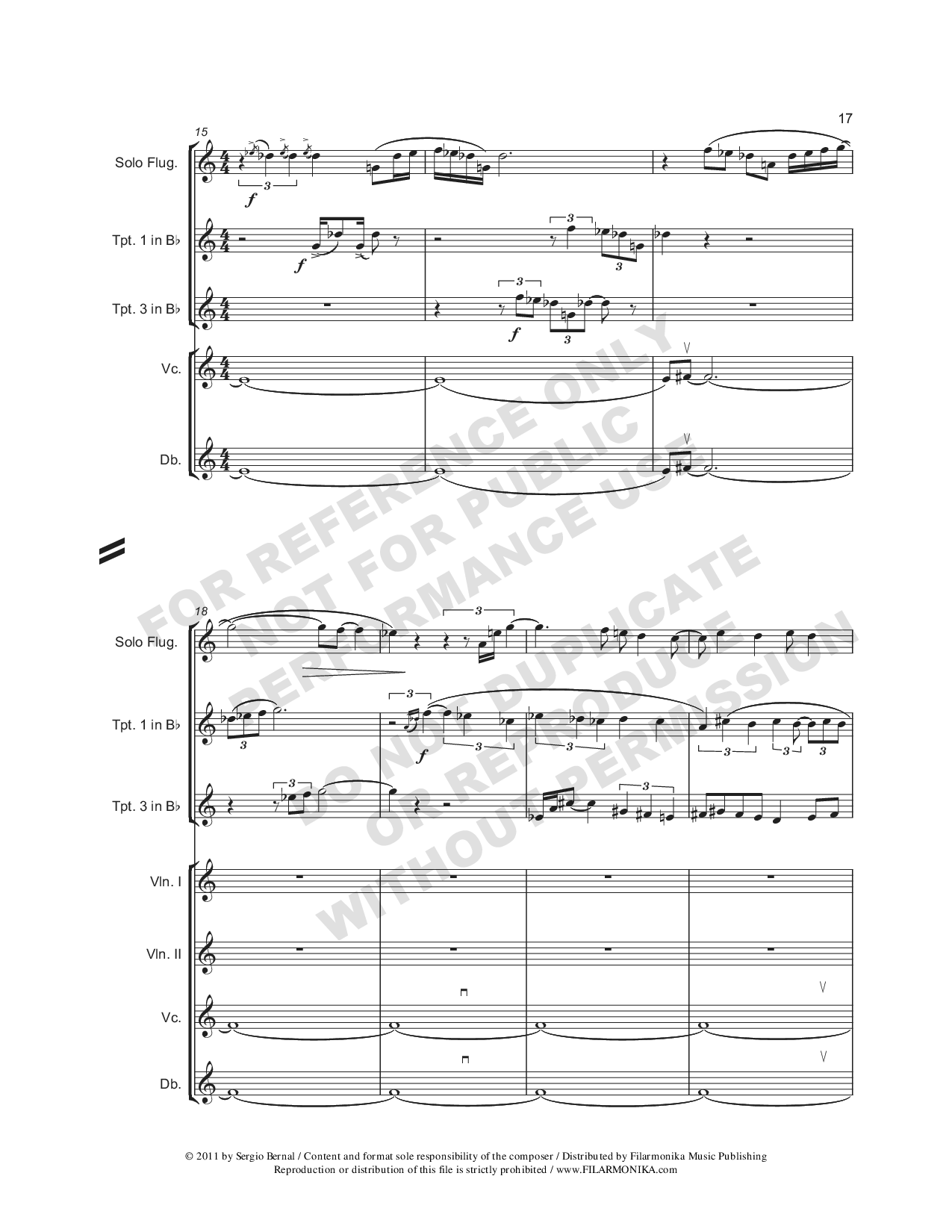 Andares, for trumpet and orchestra