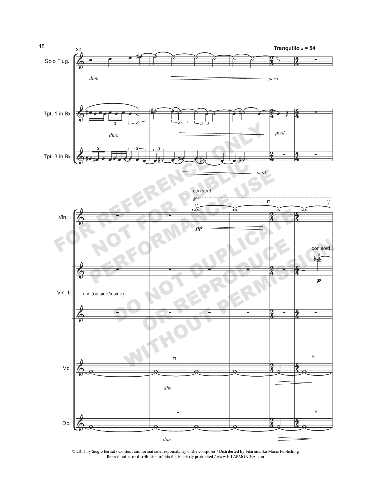 Andares, for trumpet and orchestra
