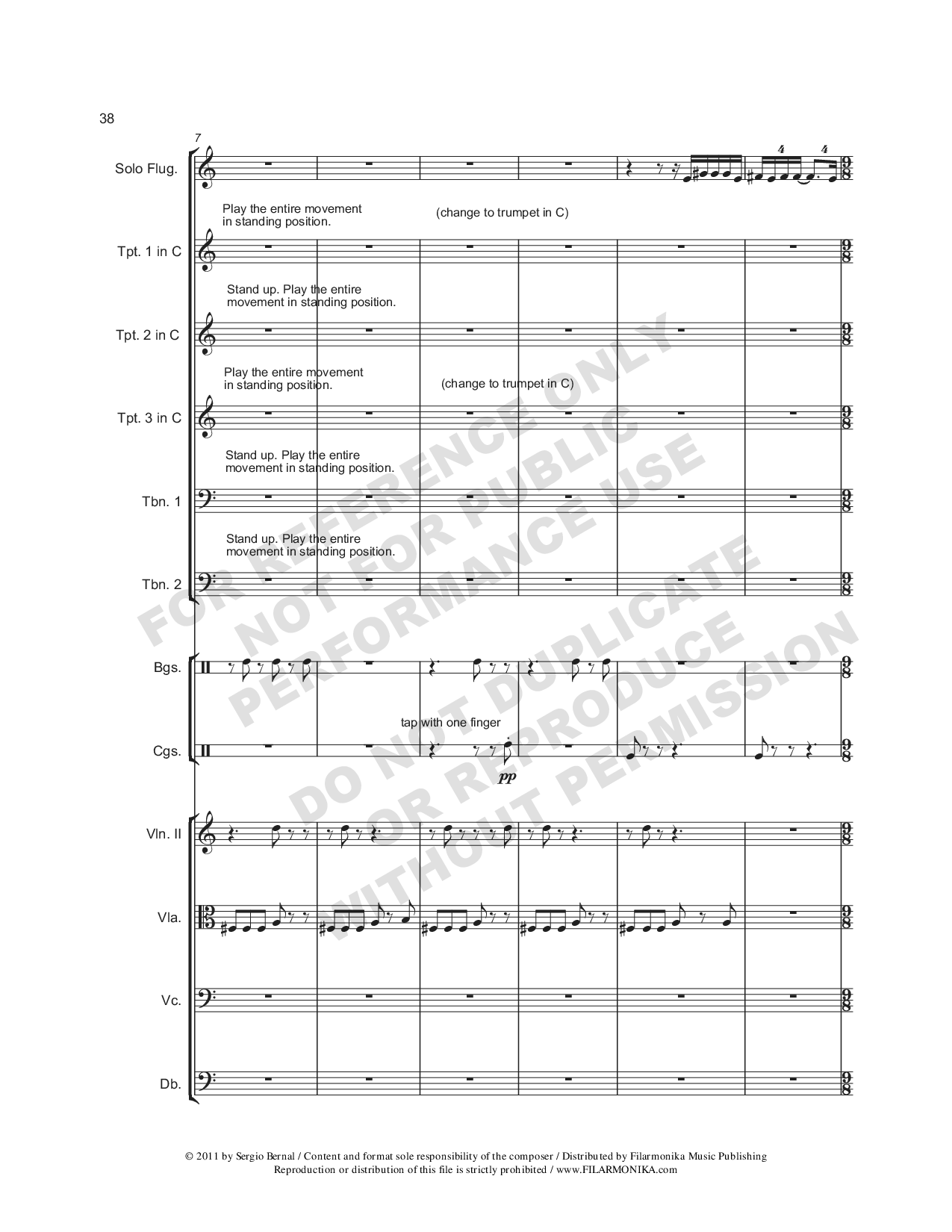Andares, for trumpet and orchestra