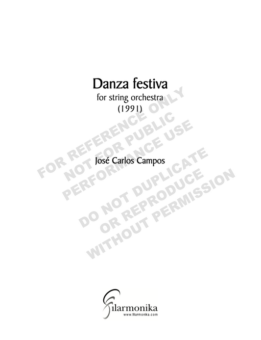 Díptico, for string orchestra