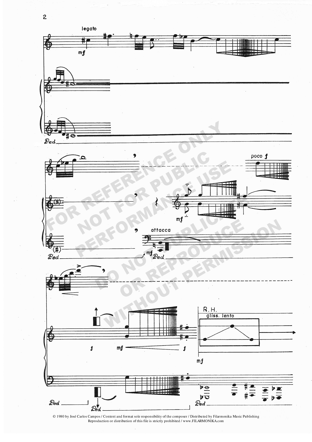 Epígrafe, for clarinet and piano