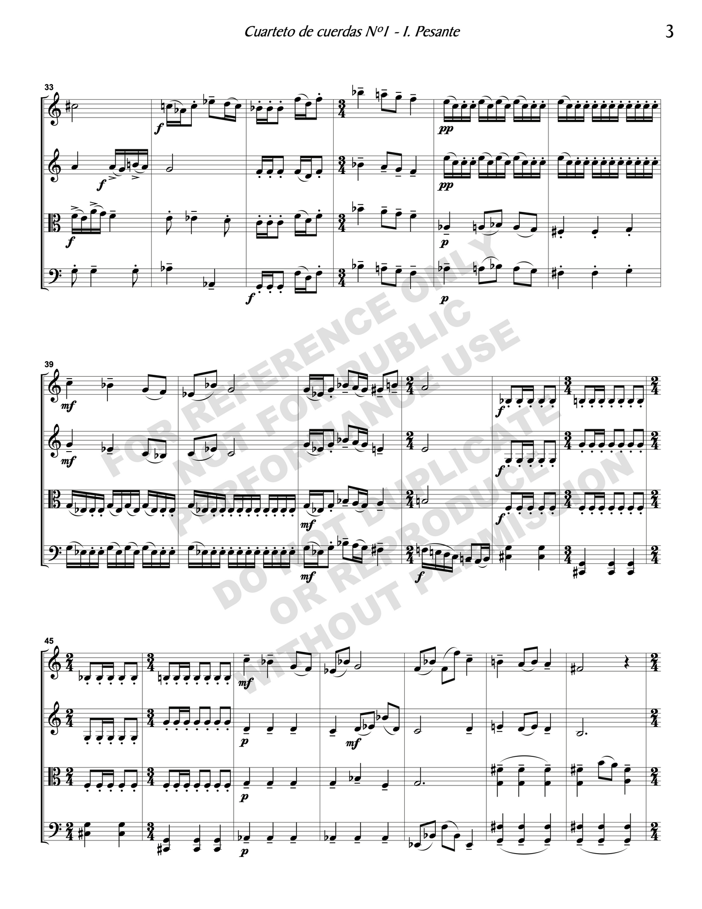 String Quartet Nº 1