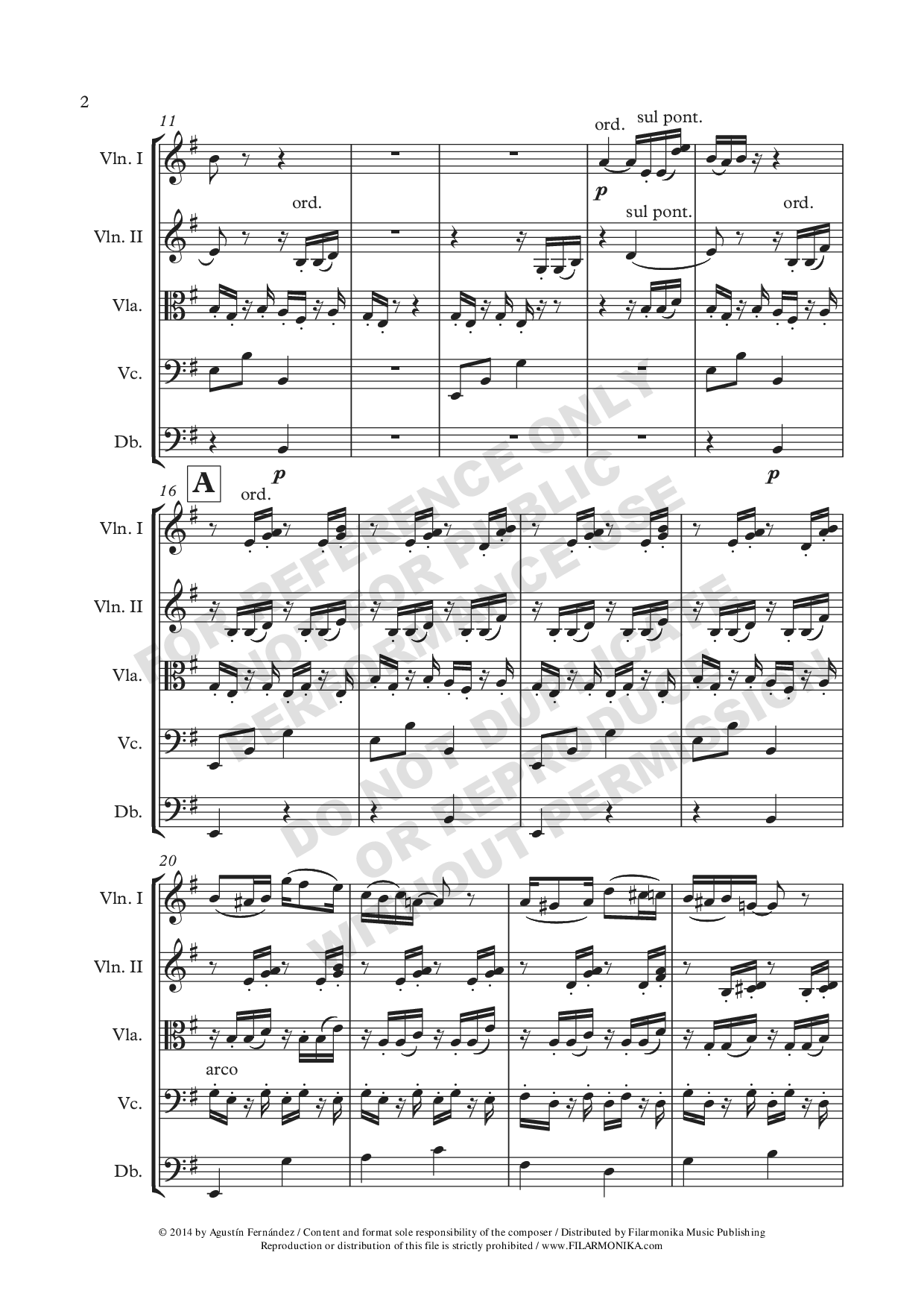 Arreglos bolivianos, for string orchestra