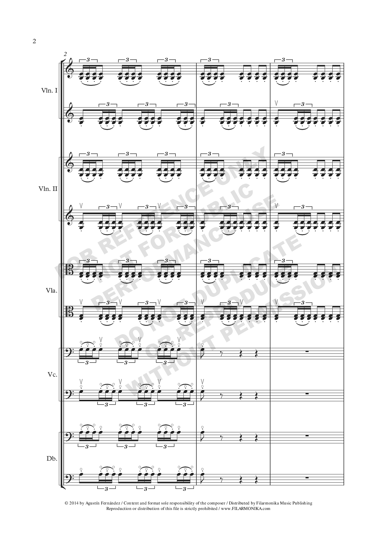 Arreglos bolivianos, for string orchestra