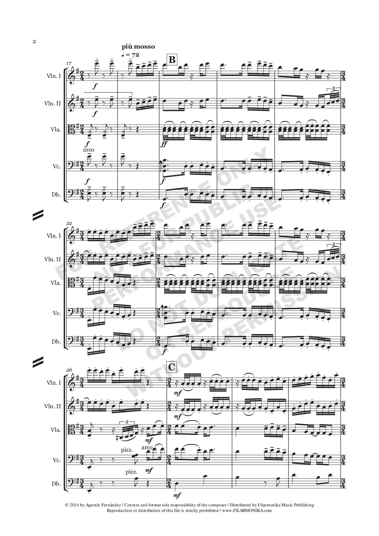 Arreglos bolivianos, for string orchestra