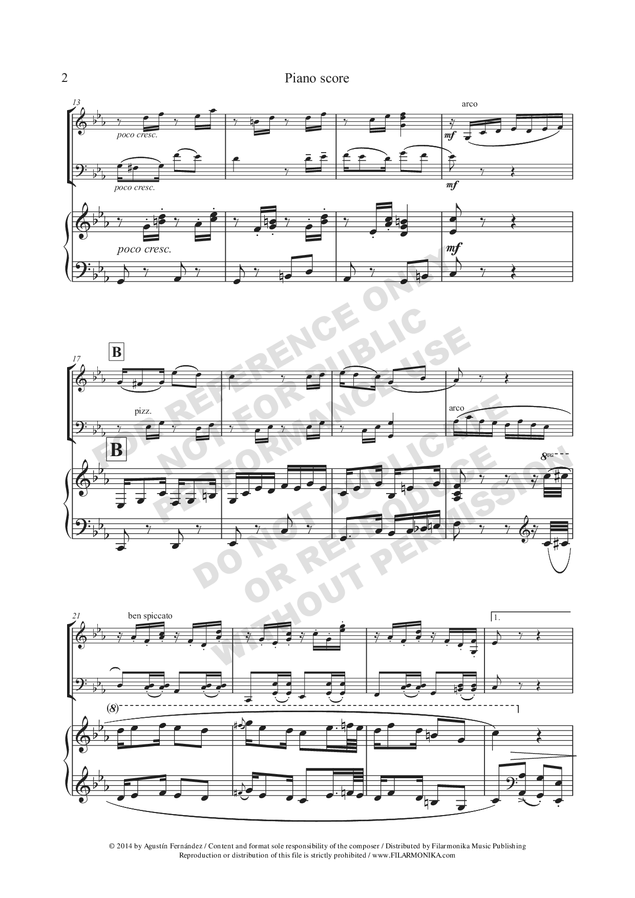 Arreglos bolivianos, for string orchestra