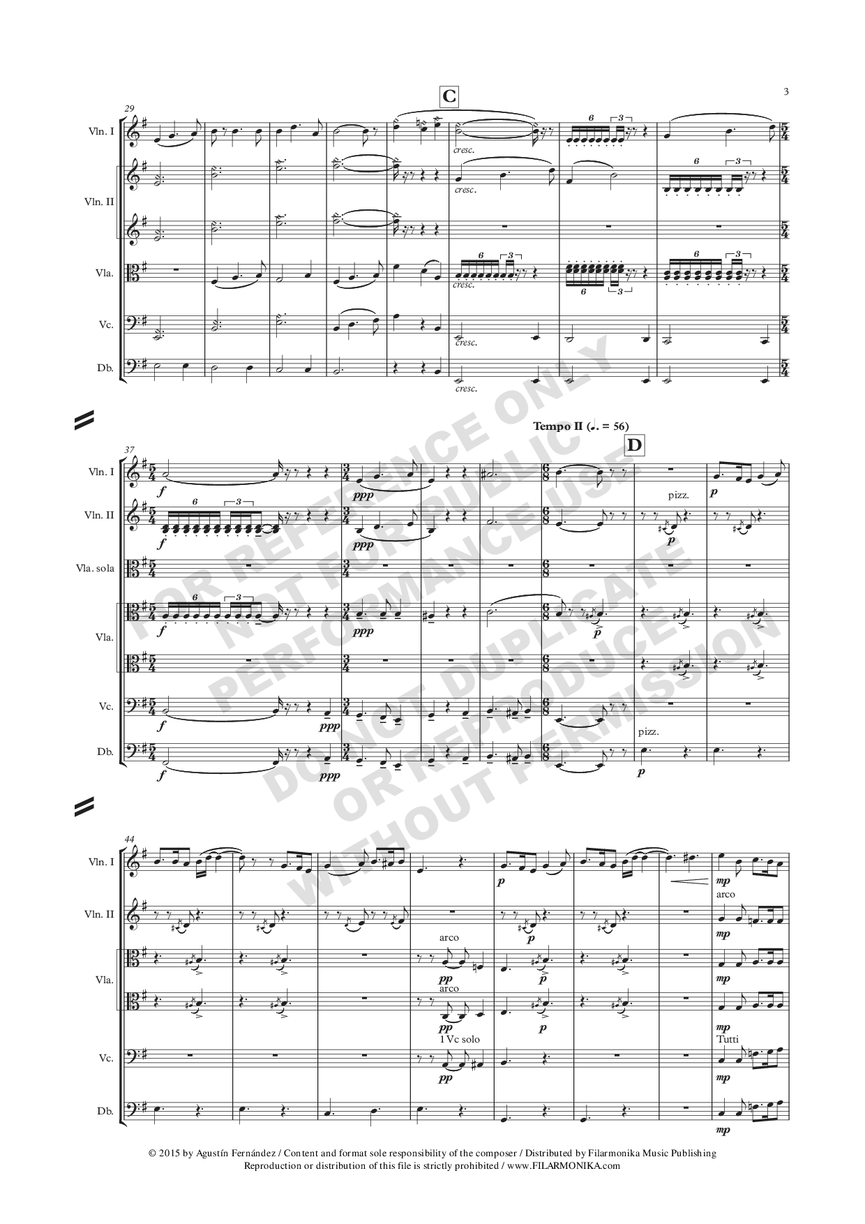 Collier's Rant, for string orchestra