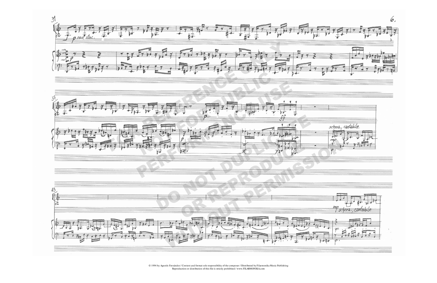 Munirando, for clarinet and piano