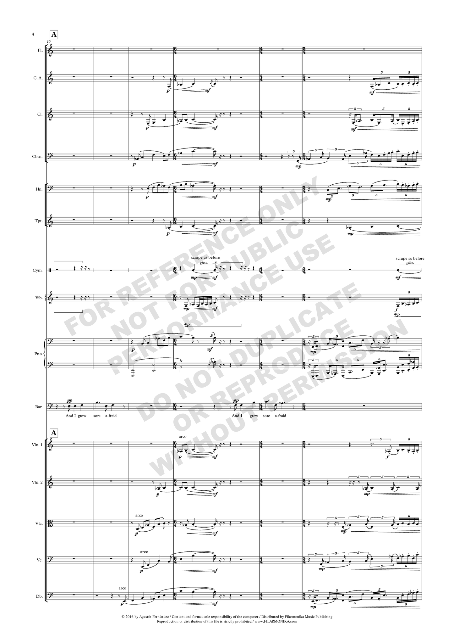 Notes from Underground, for baritone, choir, and ensemble