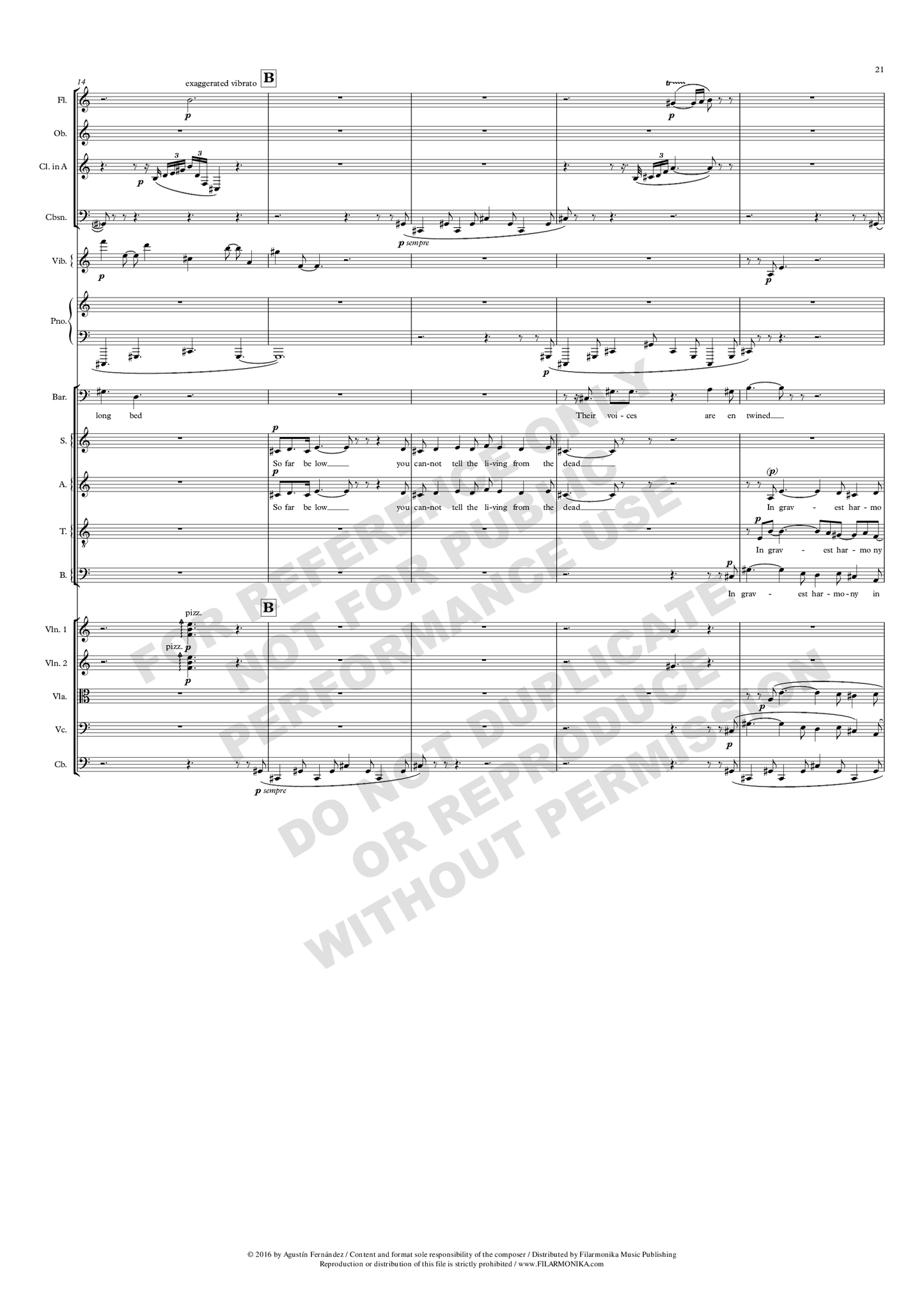 Notes from Underground, for baritone, choir, and ensemble