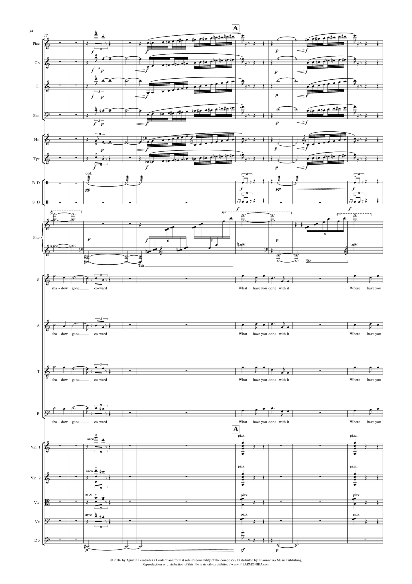 Notes from Underground, for baritone, choir, and ensemble