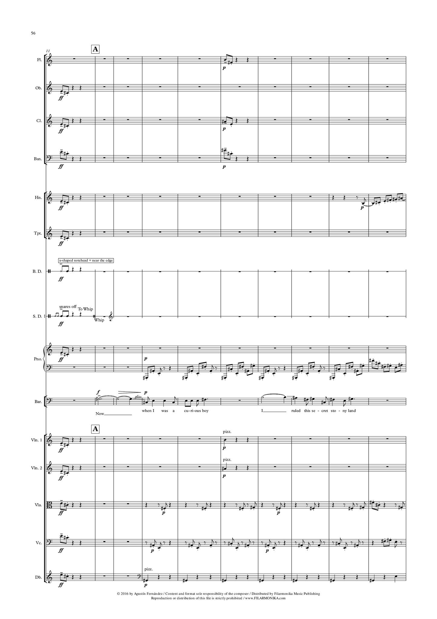 Notes from Underground, for baritone, choir, and ensemble