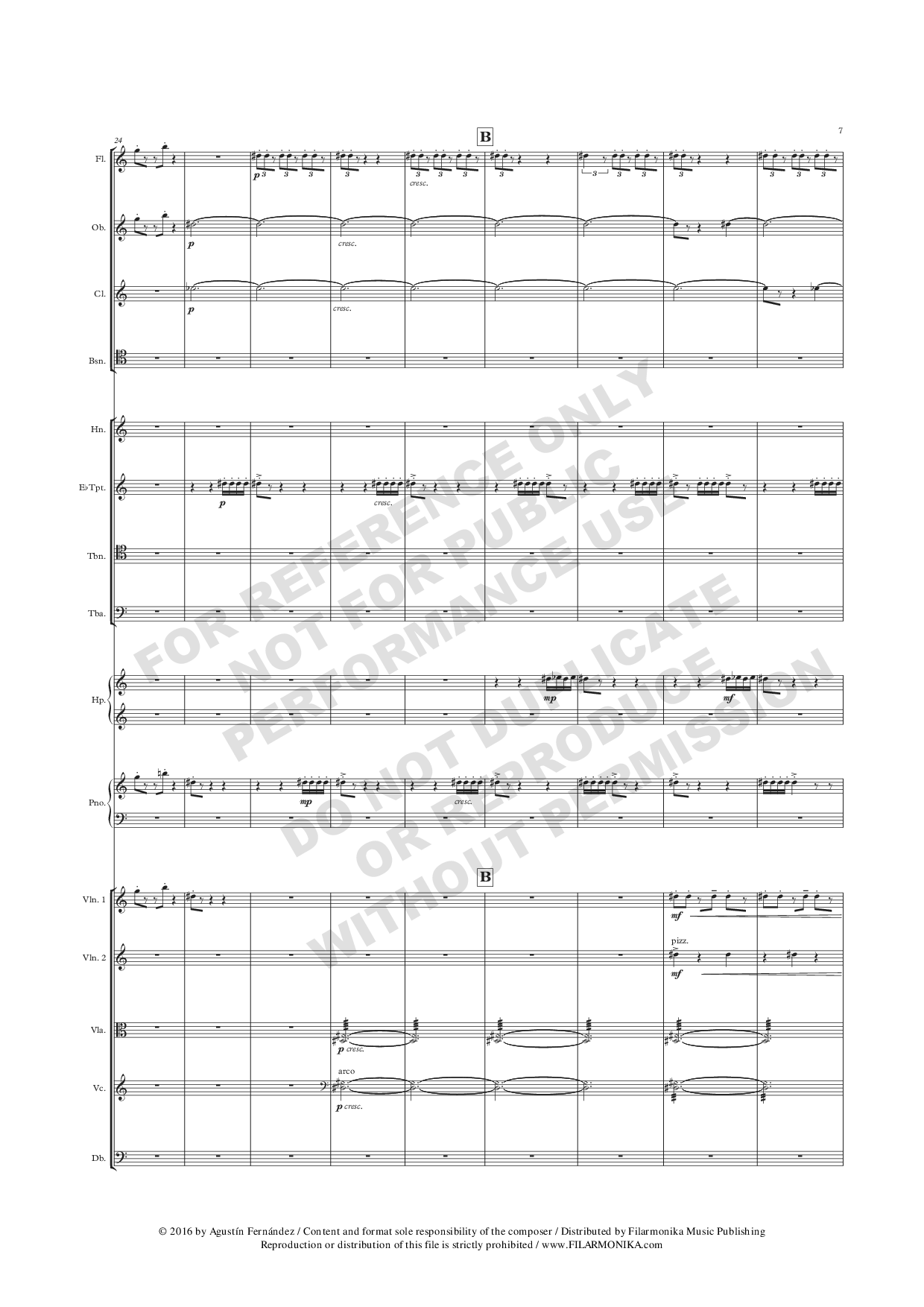 Río Bravo, for ensemble