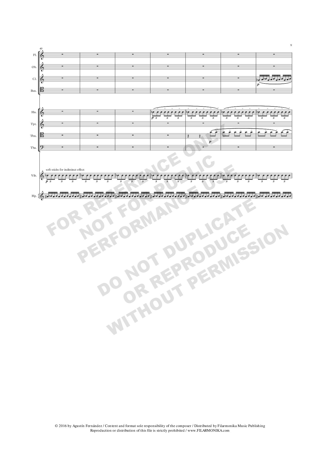 Río Bravo, for ensemble