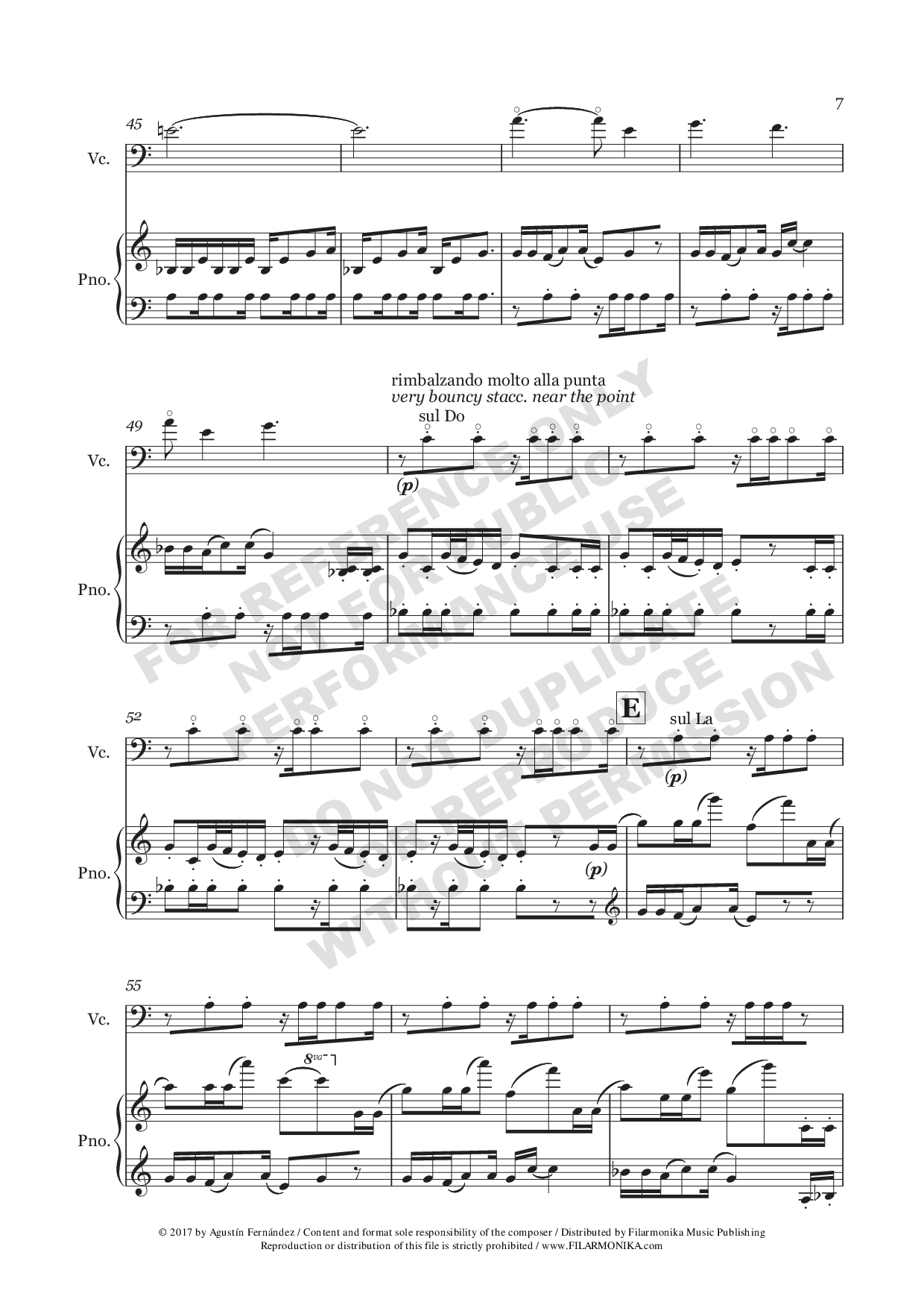 Souvenir de Teoponte, for cello and piano