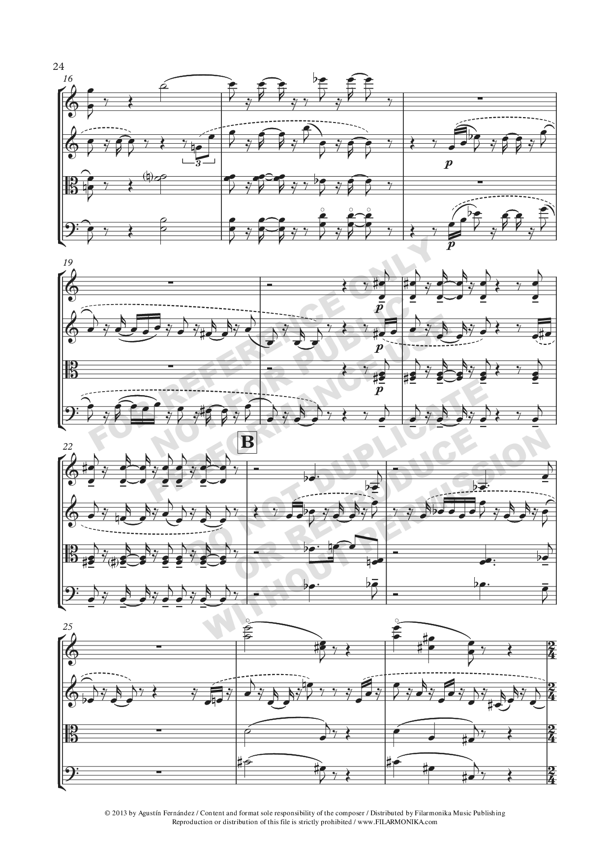 String Quartet Nº2, 'Sin tiempo'