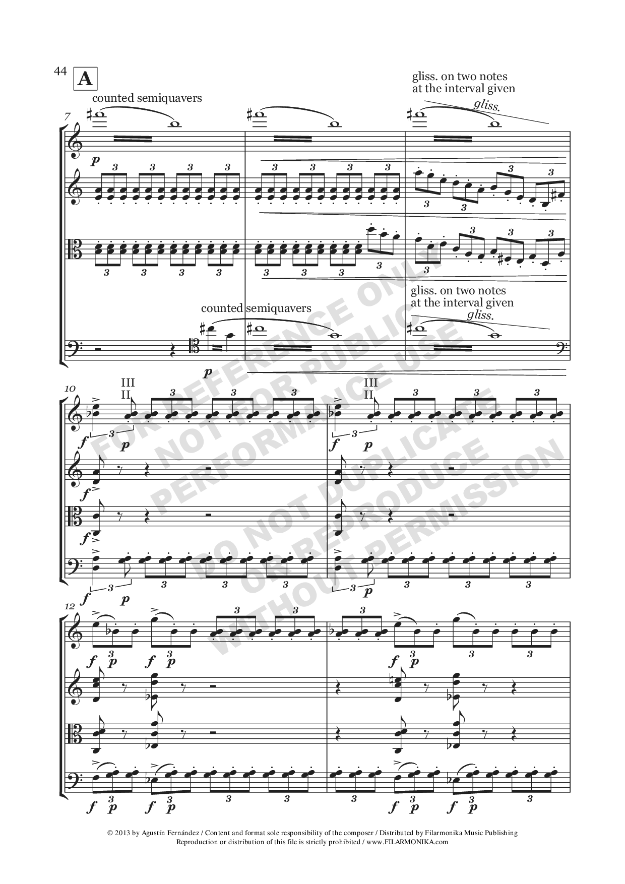 String Quartet Nº2, 'Sin tiempo'