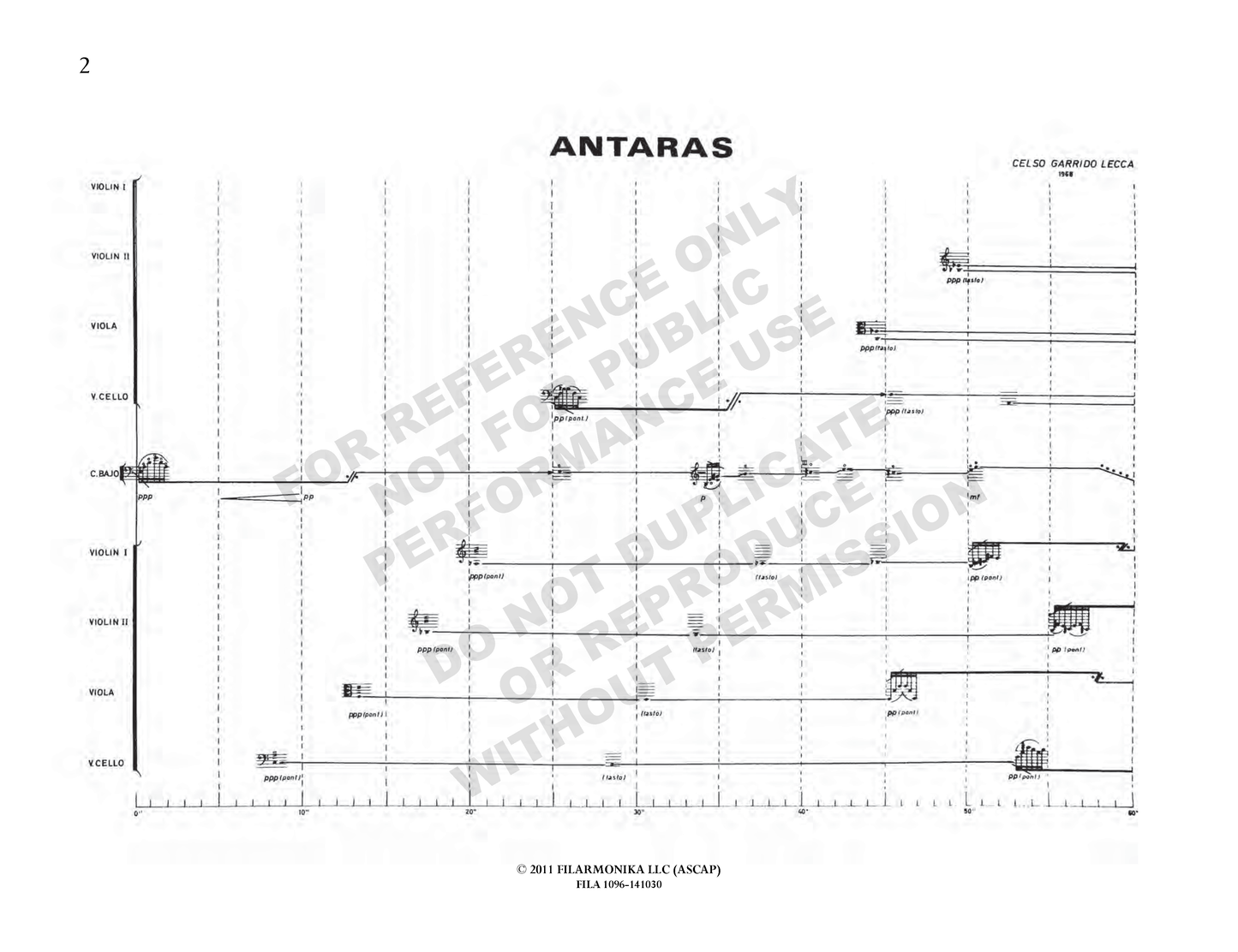 Antaras, for double string quartet and double bass