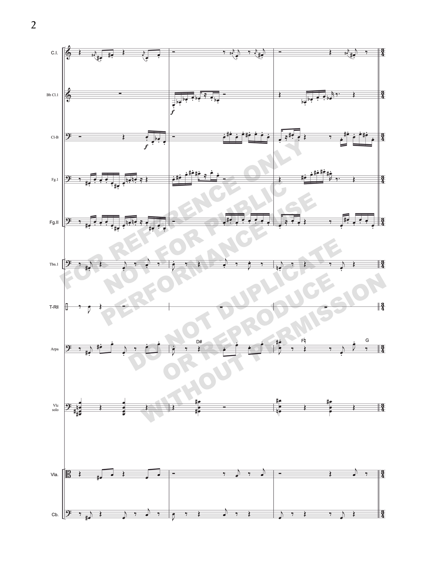 Concerto for cello and orchestra / Concierto para cello y orquesta