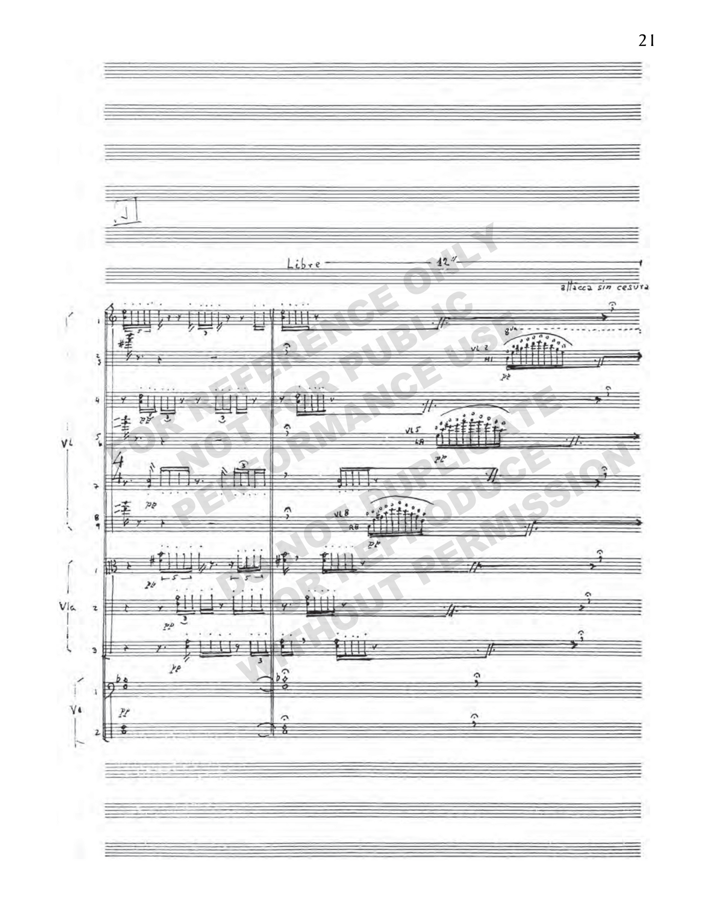 Eventos, for chamber orchestra