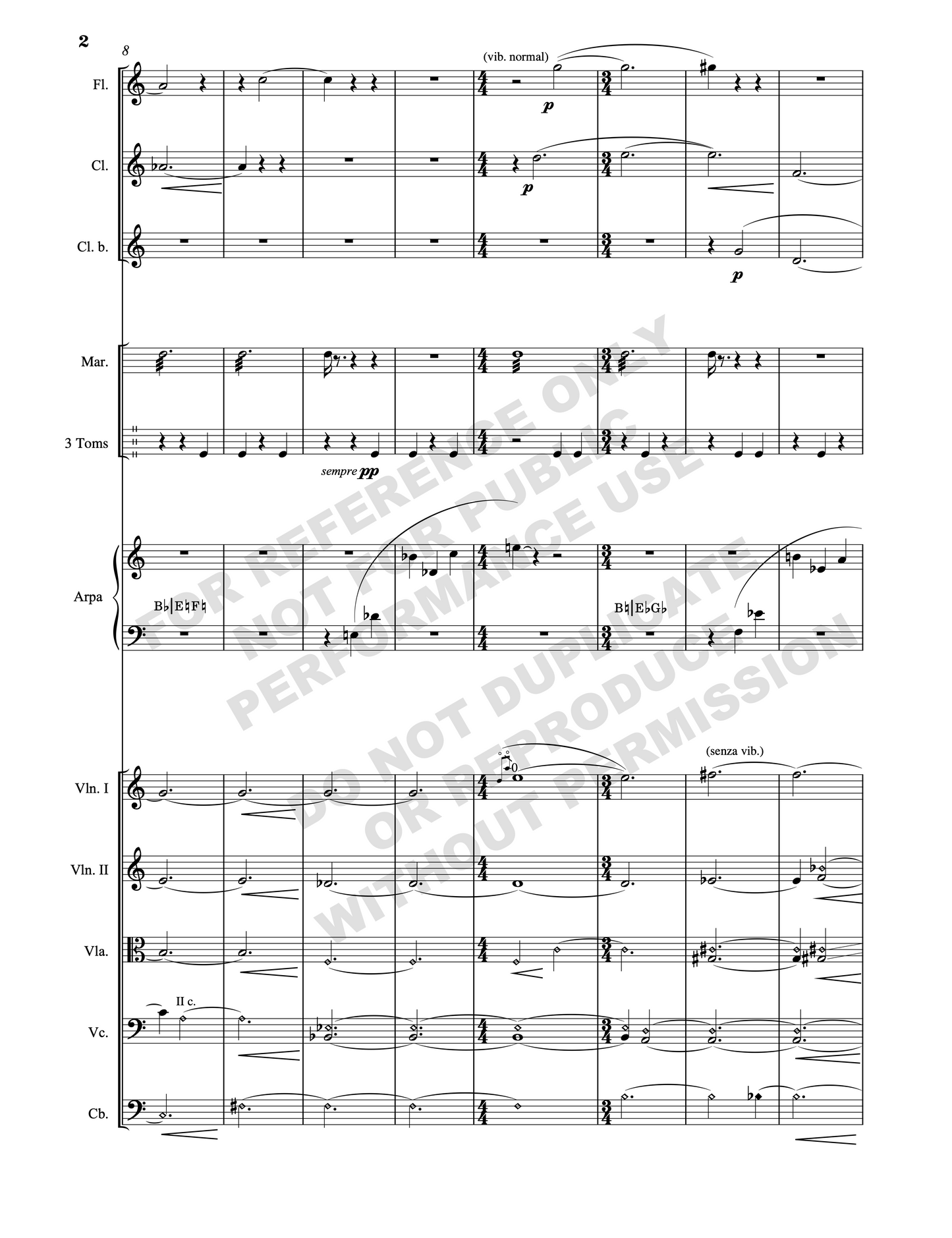 Laudes II, for chamber ensemble