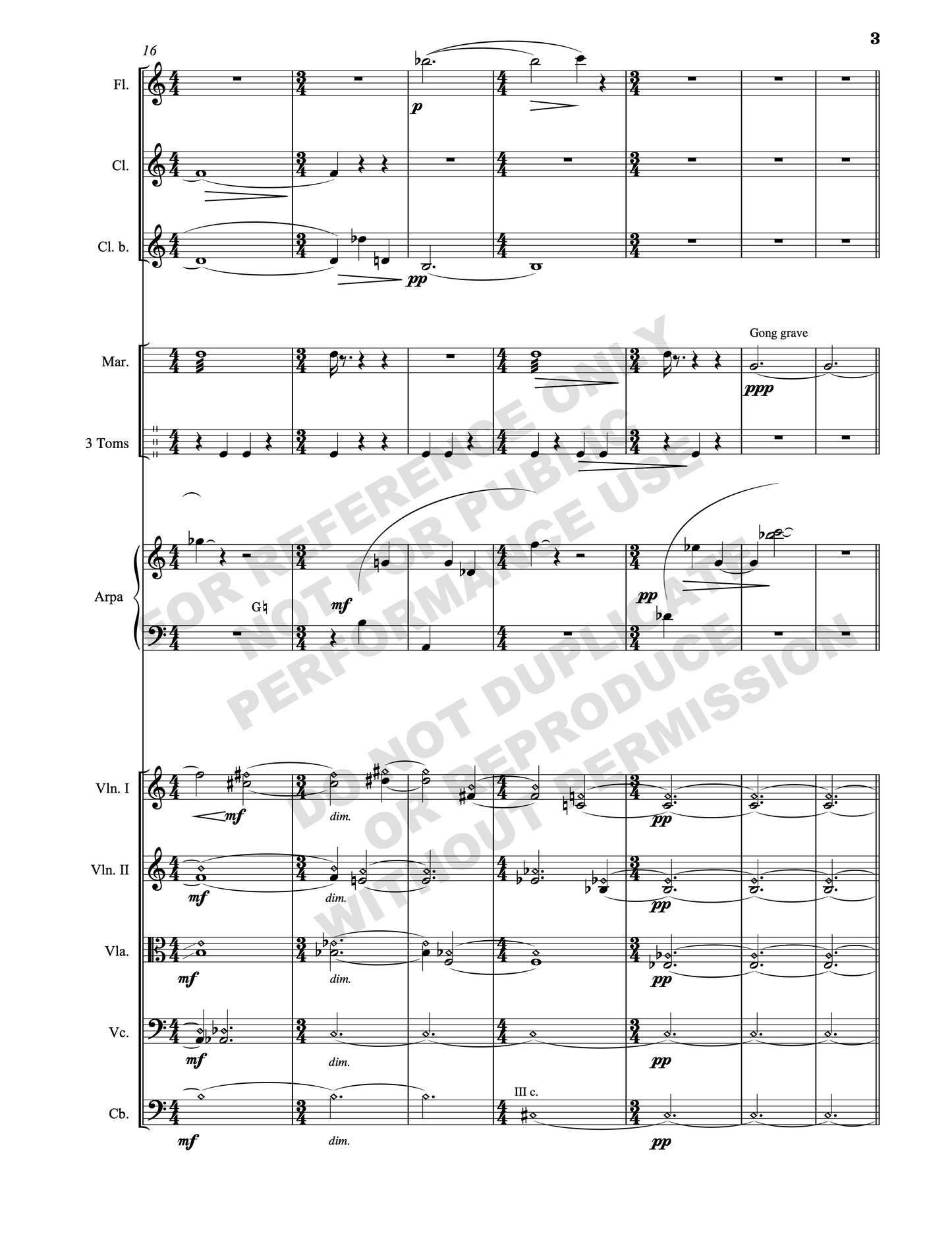Laudes II, for chamber ensemble