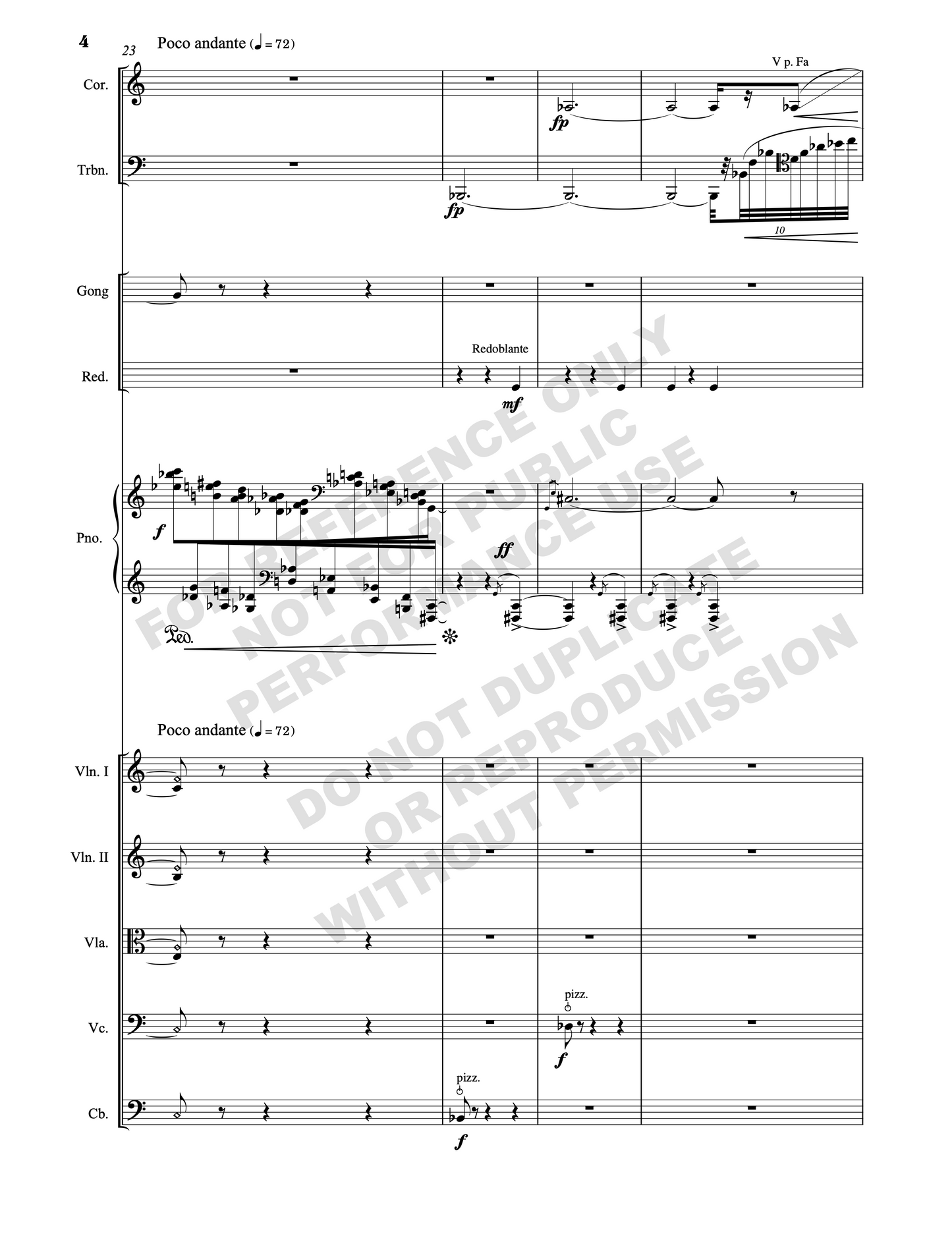 Laudes II, for chamber ensemble