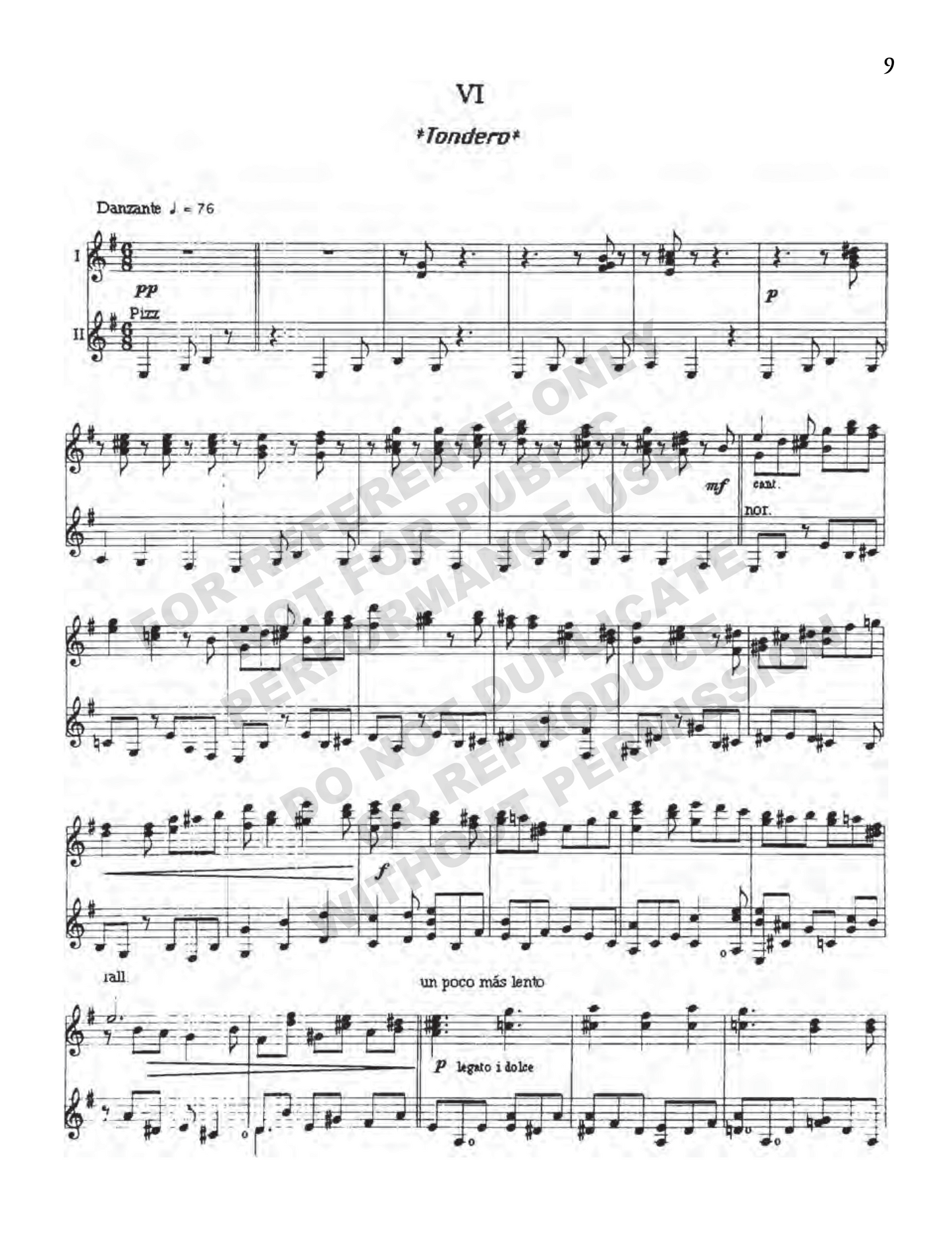 Poéticas, for two guitars