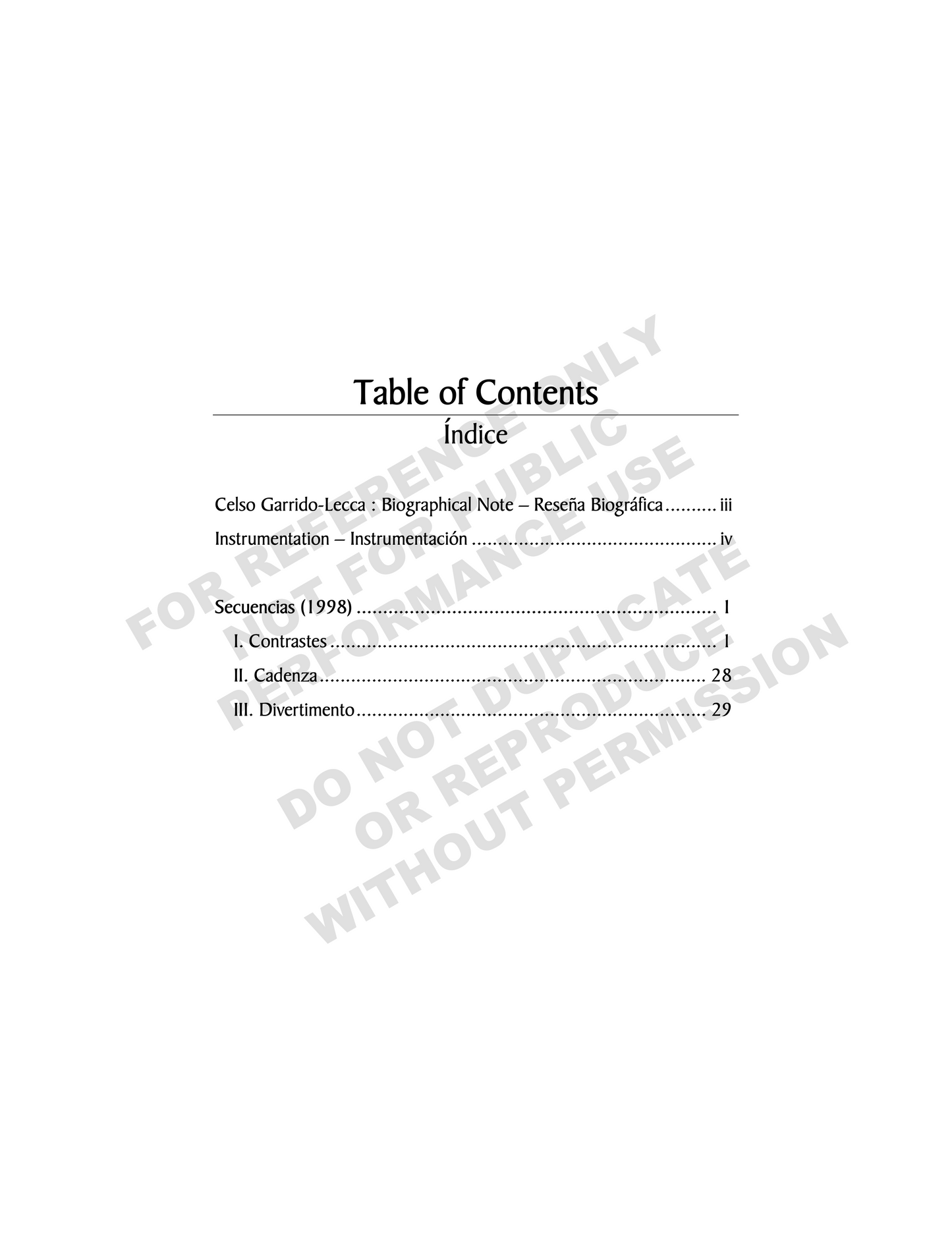 Secuencias, for violin and orchestra