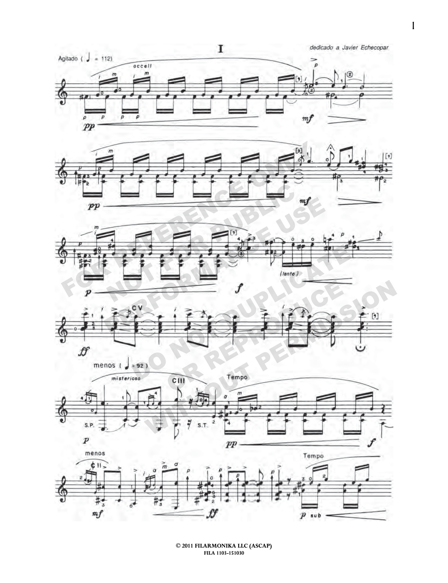 Simpay, for solo guitar