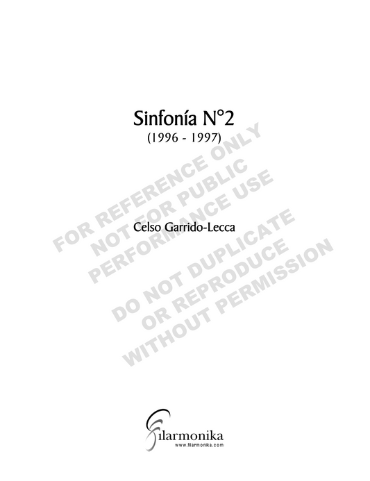 Symphony Nº 2, "Introspections", for mixed chorus and orchestra