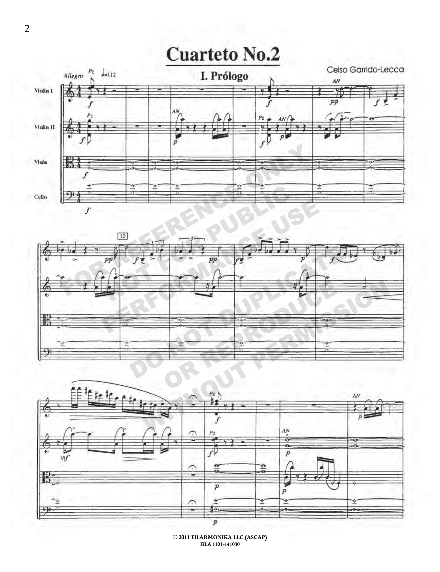 String Quartet Nº 2