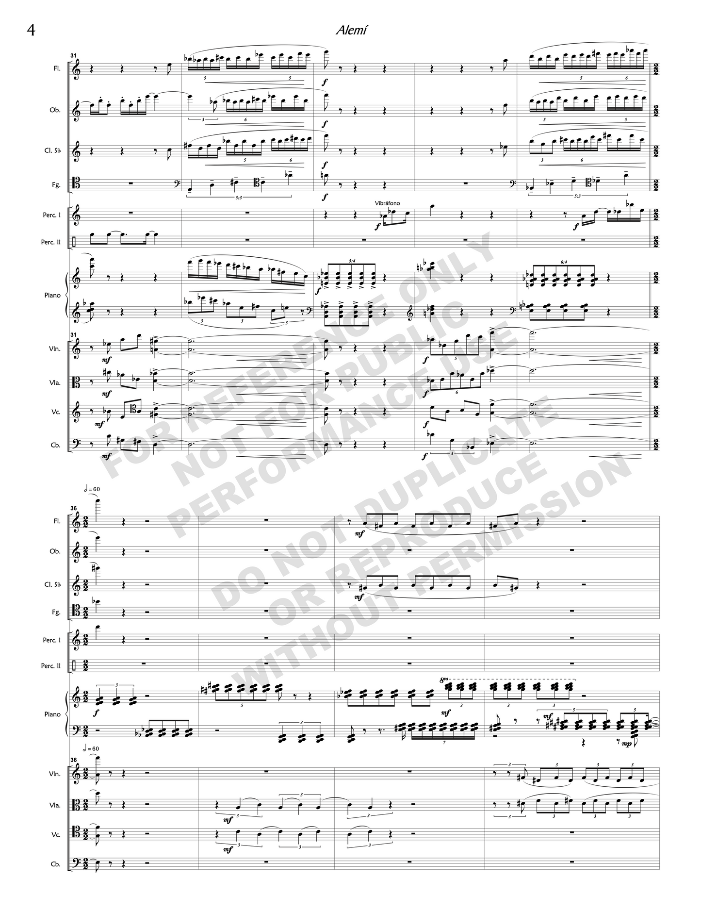 Alemí, for ensemble