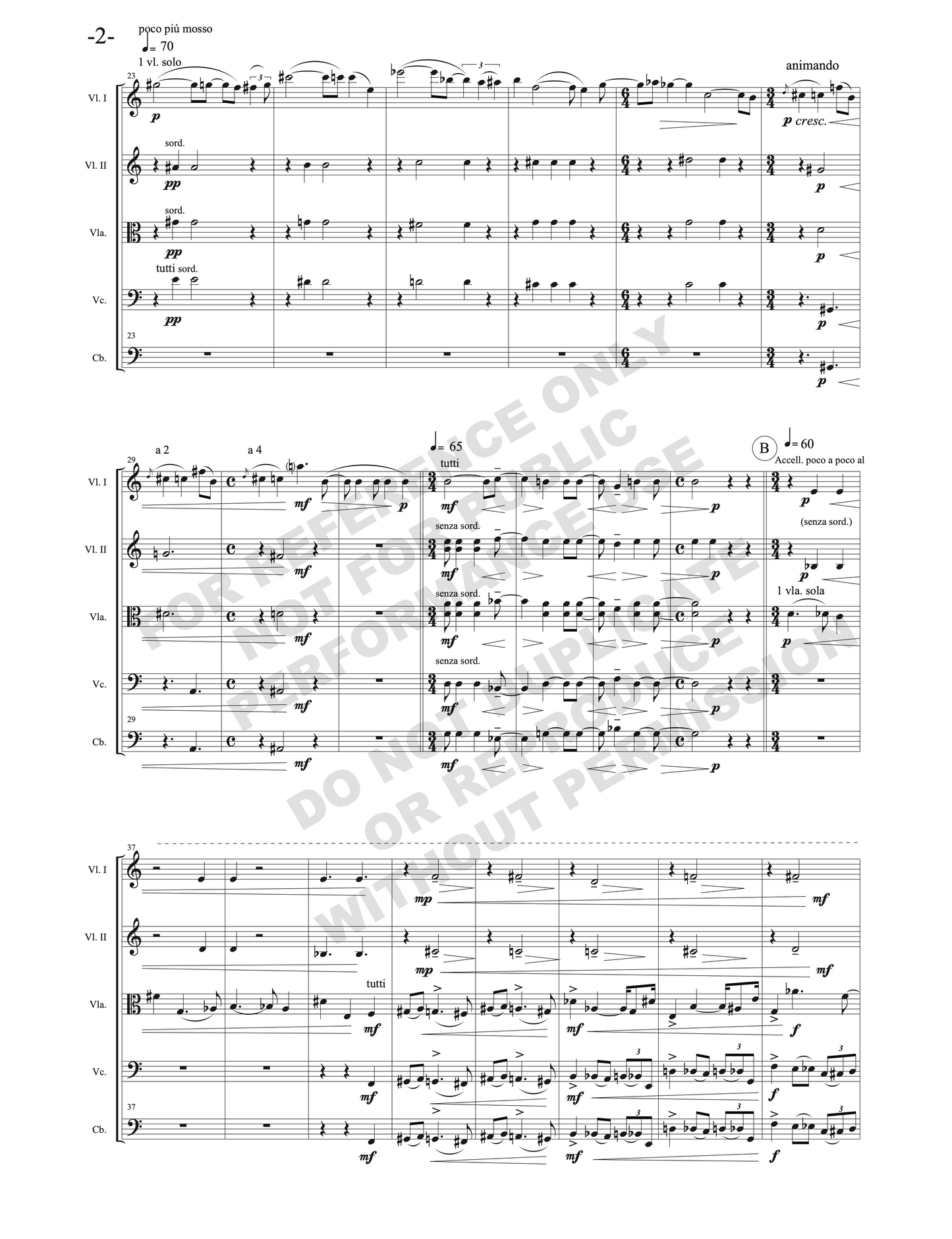 Arcano, for string orchestra