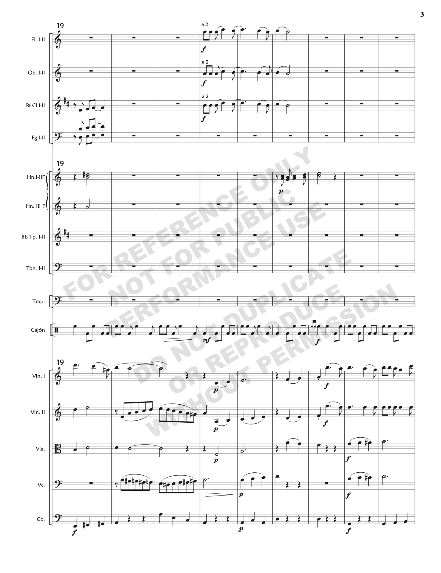 La flor de la canela (arr. Álvarez)